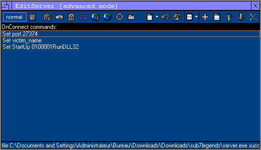 SubSeven 2.2 - Advanced Mode