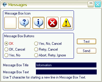 Beast 2.07: Features - Message Box
