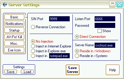 Beast 2.07: Edit Server - Basic