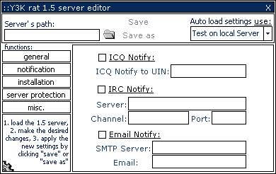Y3K 1.5 Edit Server - Notification