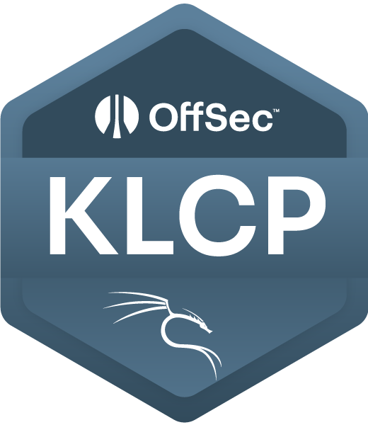 Kali Linux Certified Professional badge